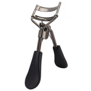 eyelash curler with plastic handle，Silicone Pad，gun black，JC13001-14
