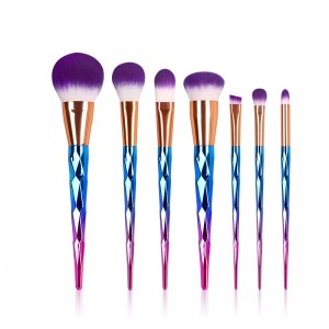 7pcs Hair Unicorn Cosmetic Make Up Brushes Set-JC14003-1