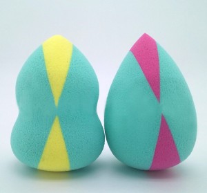 Eco-friendly multi color 3D makeup sponge-JC15004-2