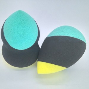 Eco-friendly multi color 3D makeup sponge-JC15004-4