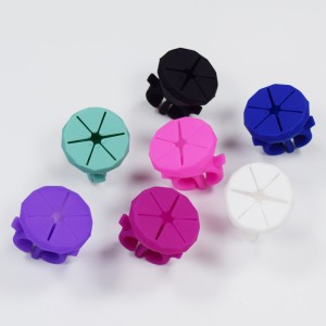 Wearable Silicone Rubber Soft Nail Polish Bottle Holder Ring-JC44001-1